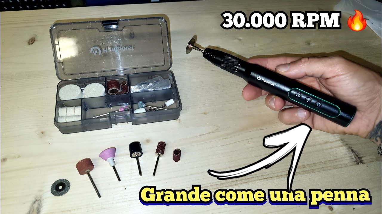 L'Utensile multifunzione che sta IN UNA MANO ✋ |  Fino a 30000RPM 🔥HANBOOST S2 |Cordless rotary tool