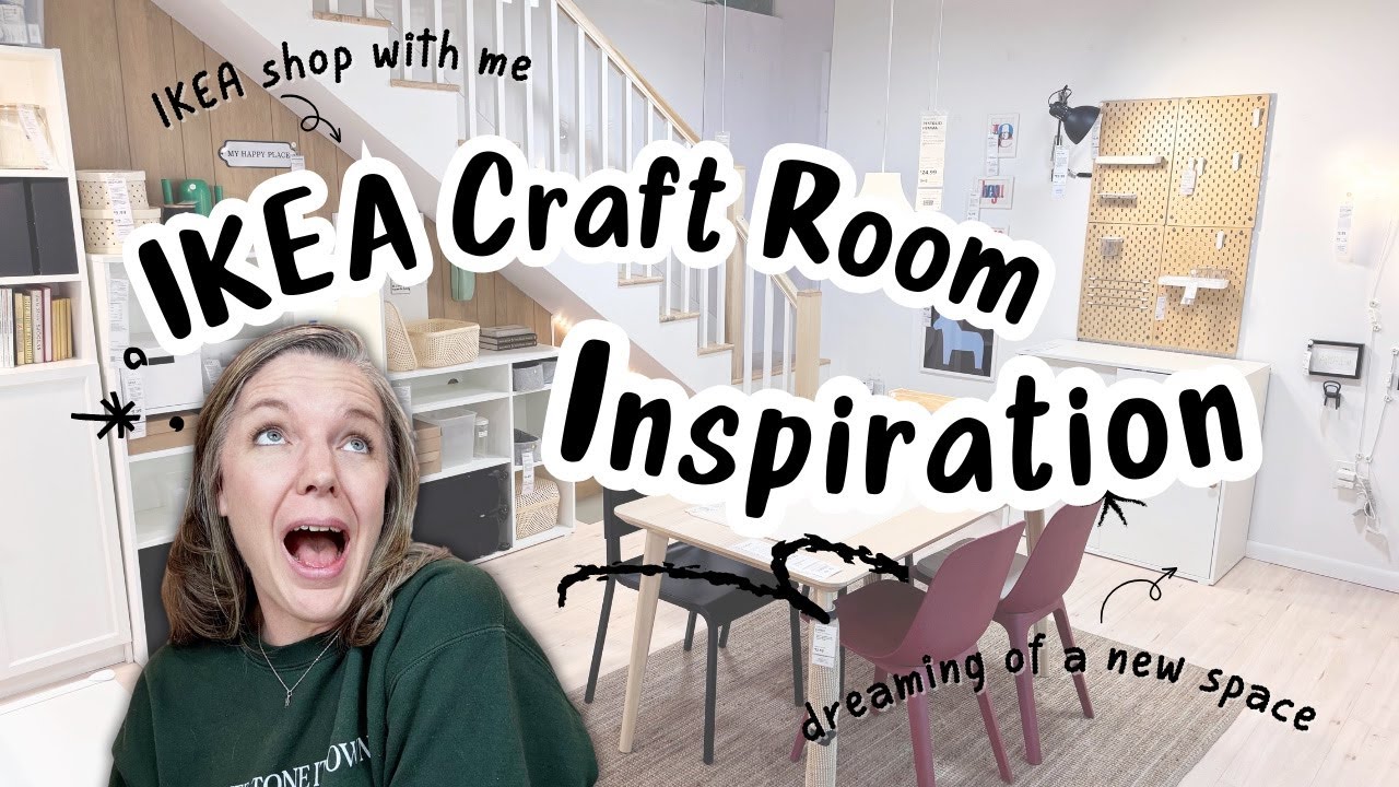 IKEA Craft Room Inspiration | Exploring Storage Ideas for My New Creative Space!