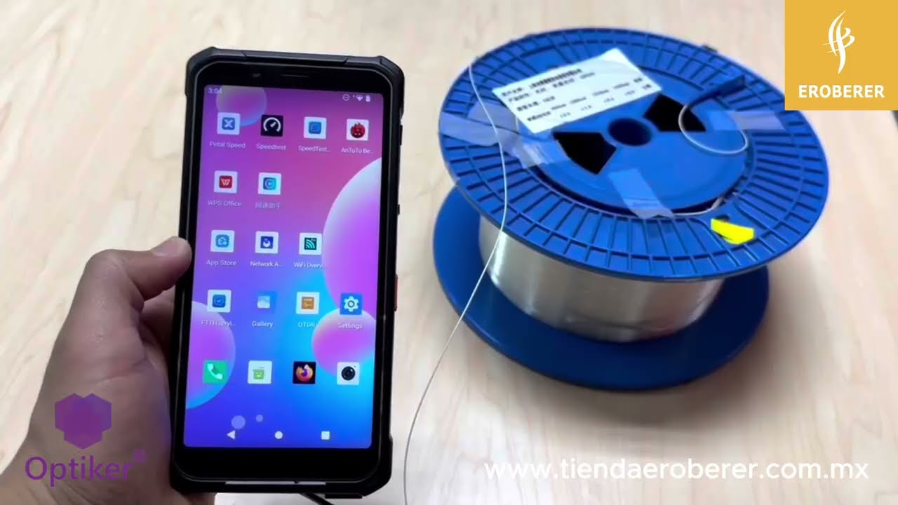 OTDR PDA Medidor de Velocidad ERO-OPK-PDAOTDR-90FTTx Optiker