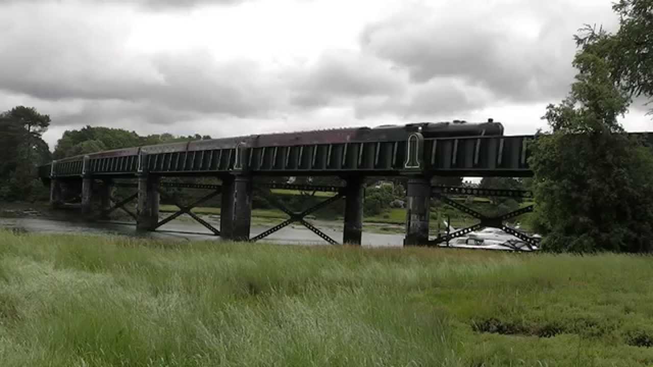 44932 - The Royal Wessex - Bursledon River Hamble crossing and Mill Ln bridge - 05/07/14