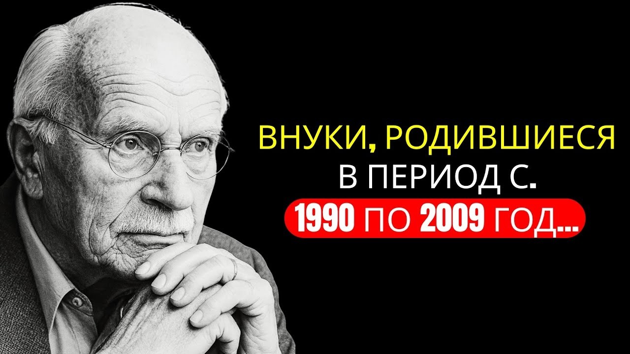 Если ваши внуки родились в период с 1990 по 2009 год… ВАМ НУЖНО ЭТО УВИДЕТЬ - Карл Юнг.