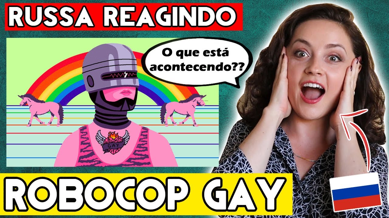 RUSSA REAGINDO E ANALISANDO ROBOCOP GAY - MAMONAS ASSASSINAS 🔥