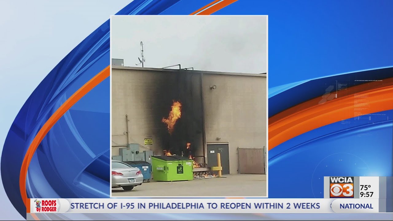 Natural gas fire damages Savoy strip mall