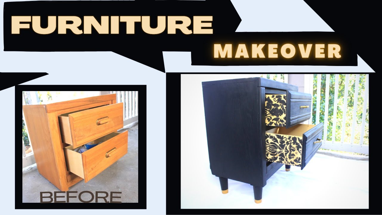 DIY: Dresser / Side Table / Nightstand Furniture Makeover