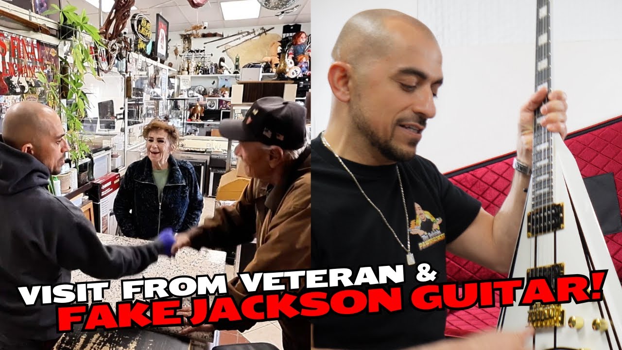 A MILITARY VETERAN'S VISIT, BIRTHDAY GIFT, COUNTERFEIT JACKSON GUITAR, AND 4K CAMERA NEGOTIATION!