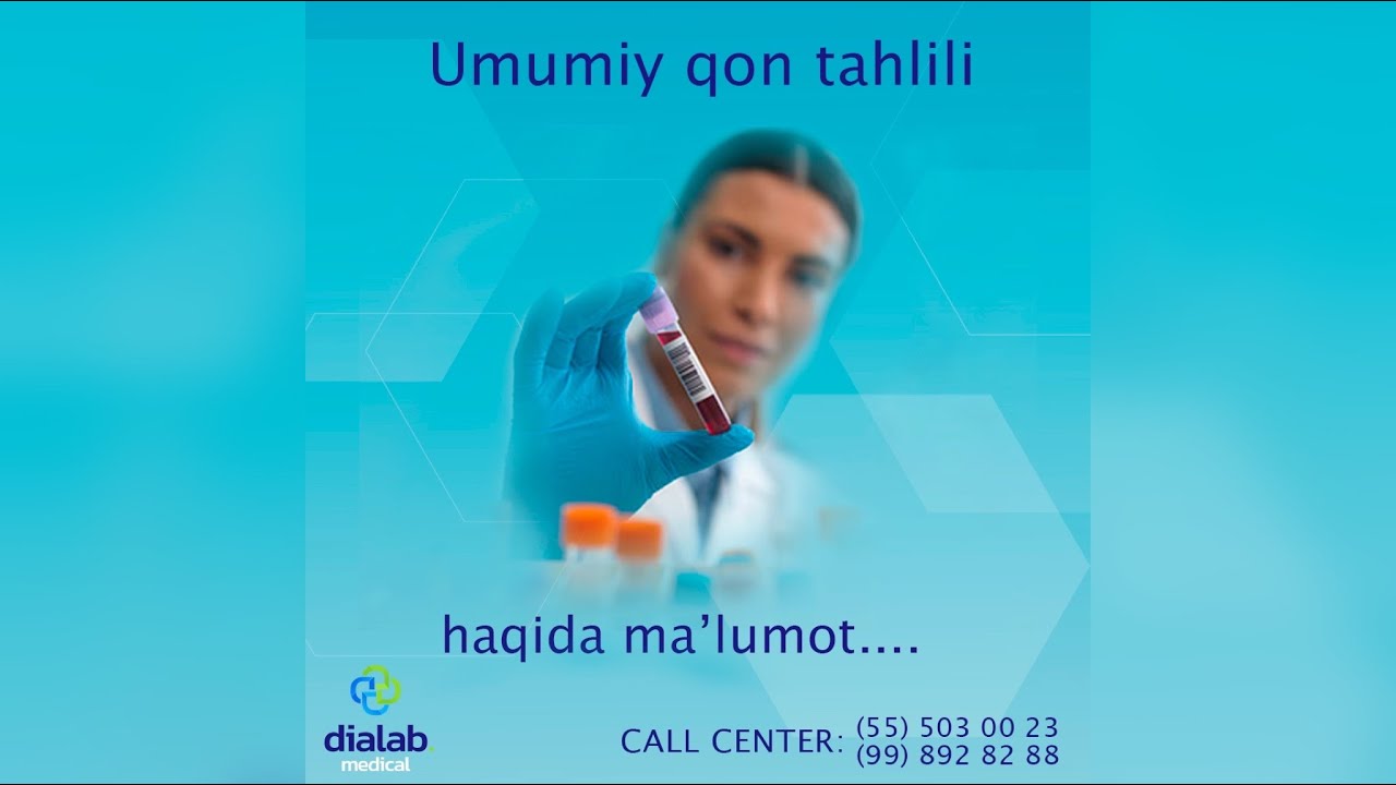 🩸Umumiy qon tahlili haqida ma'lumot .