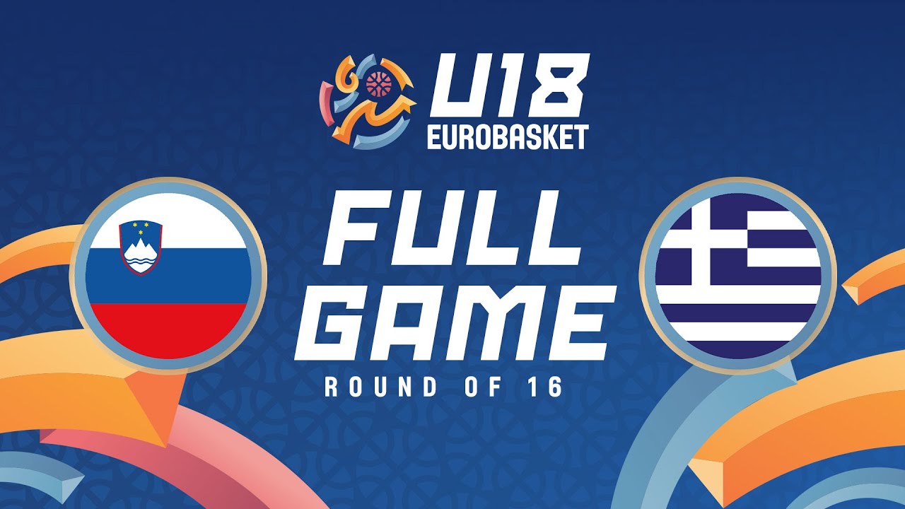 Round of 16 | Slovenia v Greece | Full Basketball Game | FIBA U18 EuroBasket 2025