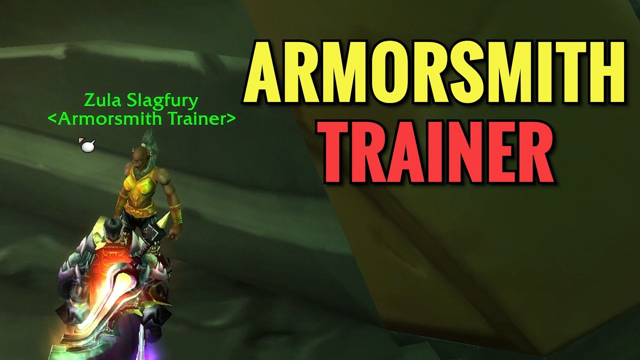 Shattrath Armorsmith Trainer Location (WoW TBC)