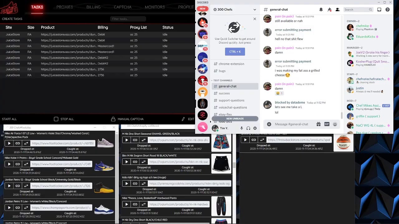 Nike Dunk Veener live cop NSB Oculus proxies