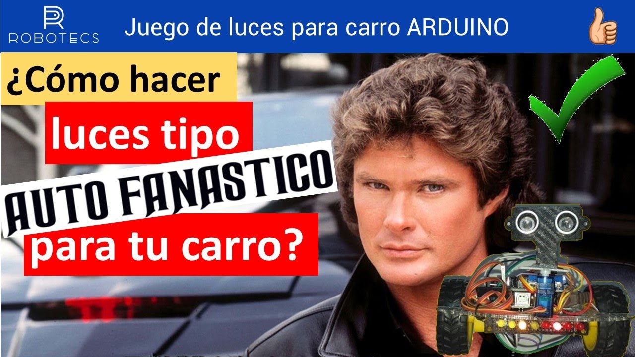 ✅CONSTUCCIÓN de MÓDULO de 8 LUCES para CARRO/COCHE 🚔 ARDUINO. FUNCIONA  COMO el AUTOFANTASTICO! 😱