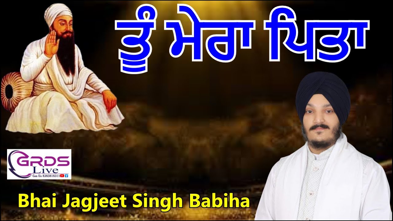 Tu Mera Pita Toon Hai Mera Mata ਤੂ ਮੇਰਾ ਪਿਤਾ ਤੂ ਹੈ ਮੇਰੀ ਮਾਤਾ Bhai Jagjeet Singh Babiha