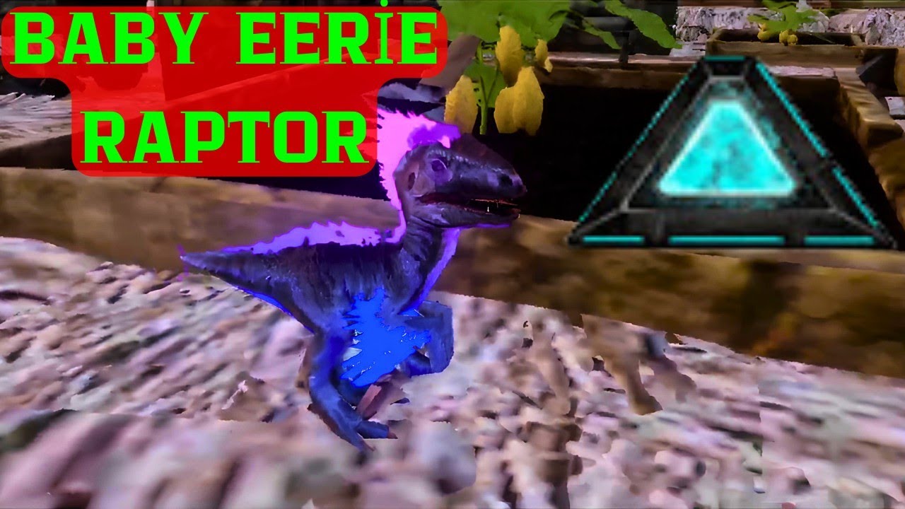 ARK MOBİLE TÜRKÇE BEBEK EERİE RAPTOR / EERİE DİNO YUMURTADAN ÇIKARMAK
