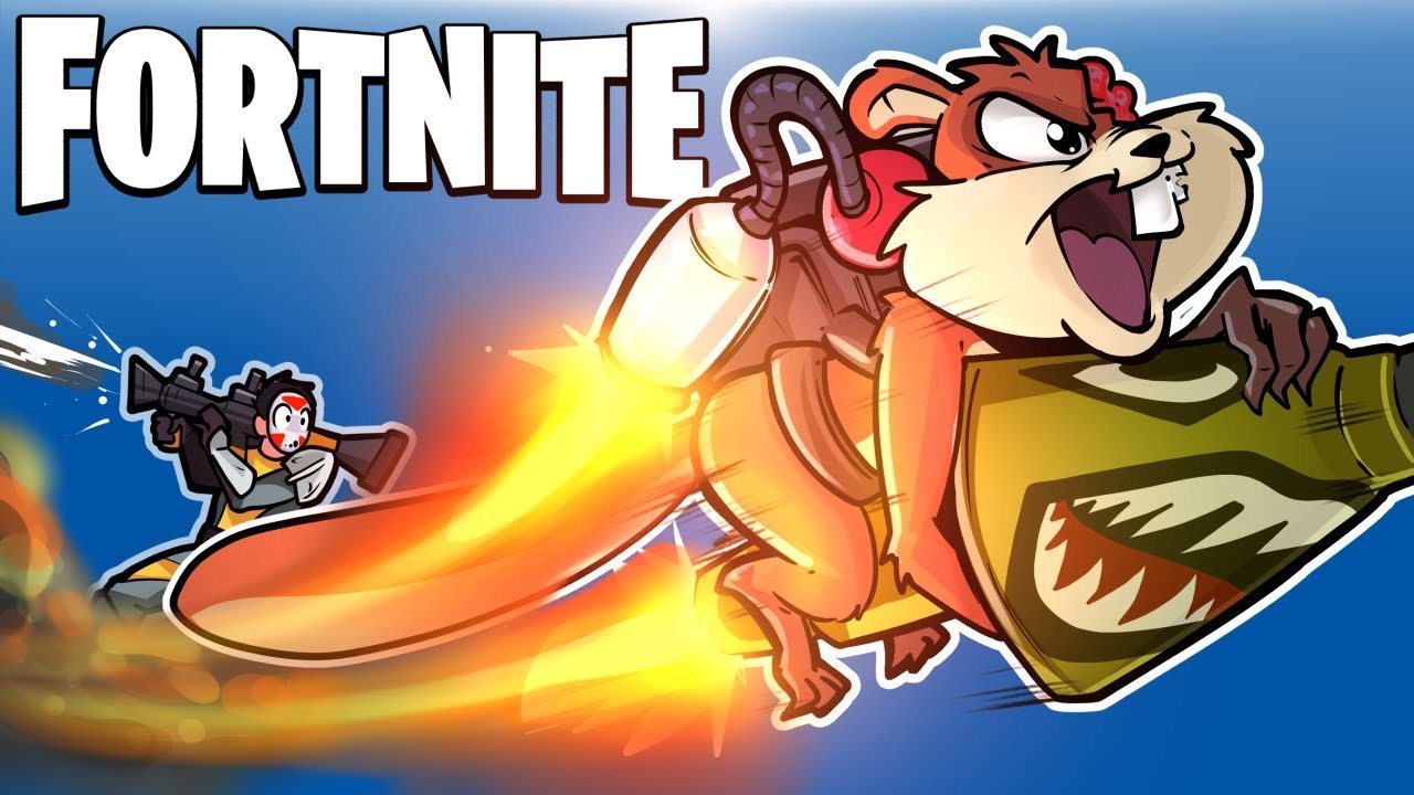 FORTNITE BR - ROCKET RIDING WITH JETPACKS! (And old space glitch!)