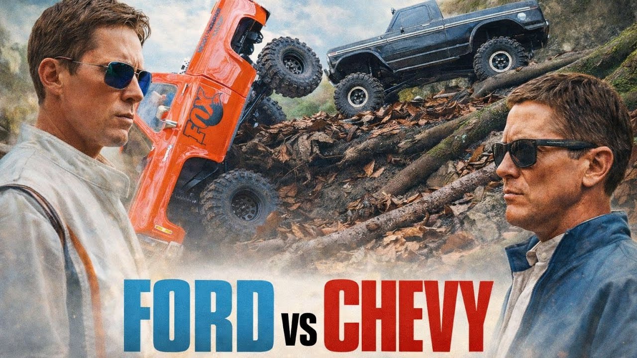 Ford vs Chevy, Traxxas TRX4 battle