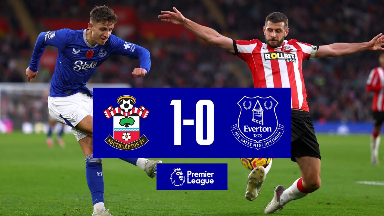 SOUTHAMPTON 1-0 EVERTON | Premier League highlights