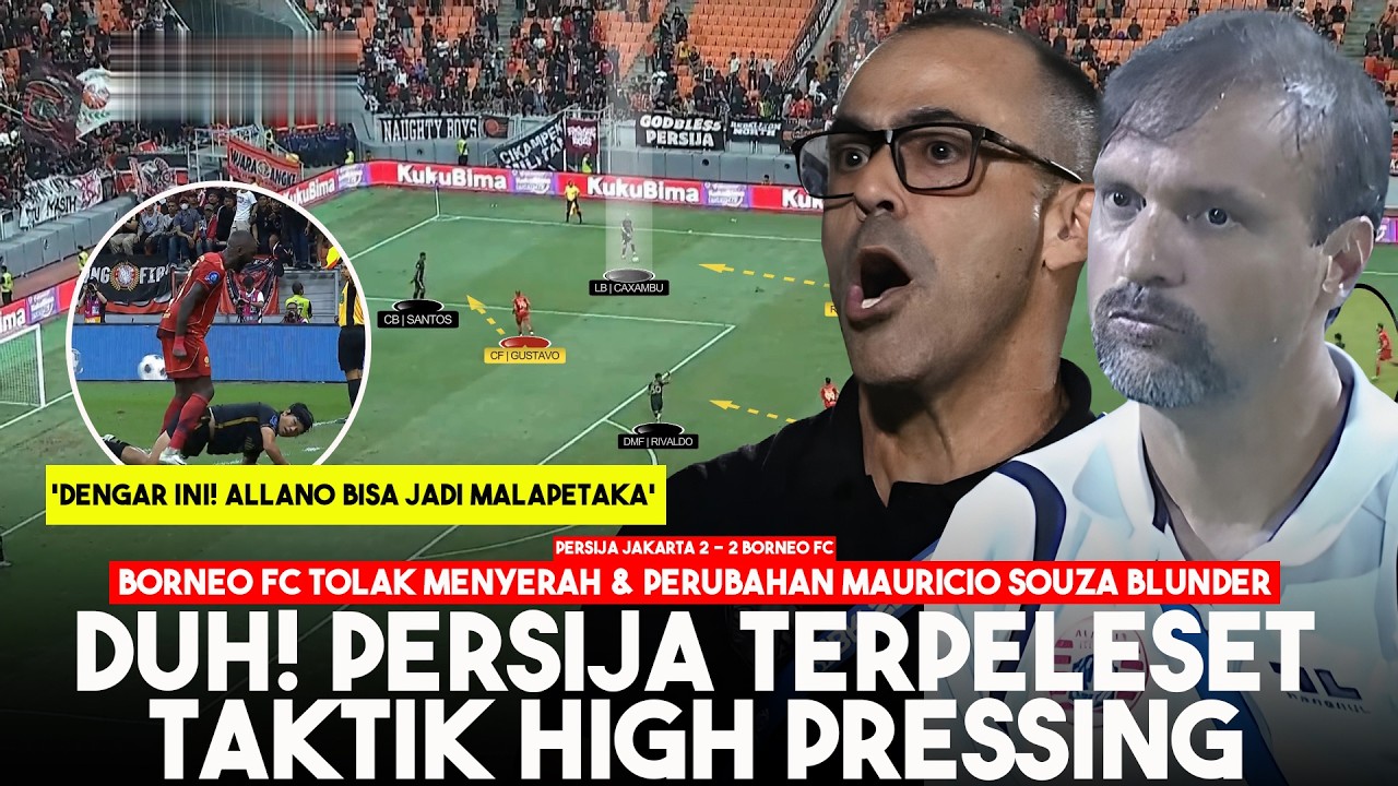 Pressing Gila Persija, Duel Taktik Sengit & Allano Bisa Jadi Malapetaka | Persija 2 - 2 Borneo FC