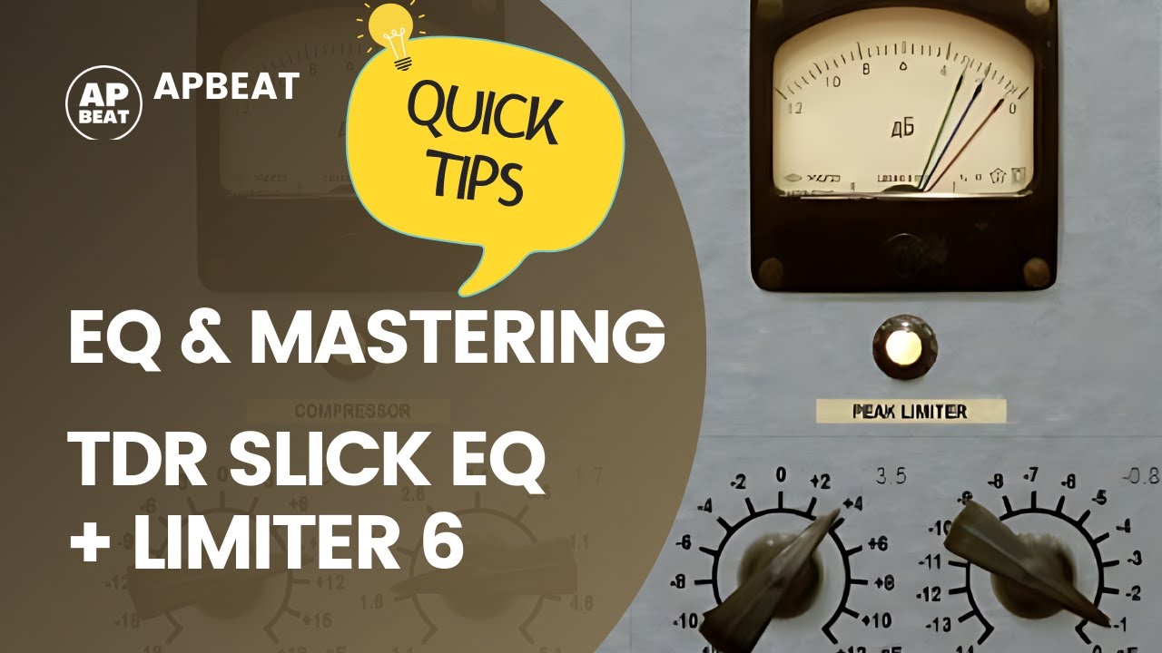 Free VST plugins: TDR VOS SlickEQ + Limiter 6. How to do EQ and mastering to your song - tutorial