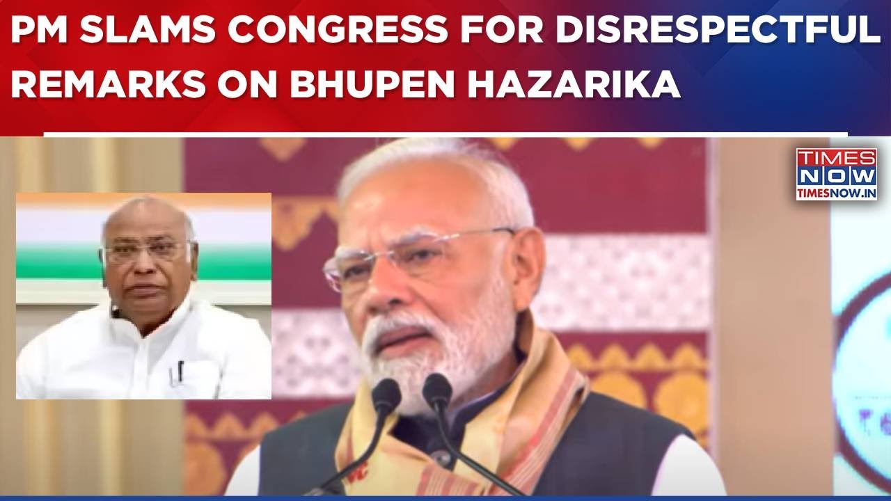 PM Modi Slams Congress Over Controversial Remark On Awarding Bharat Ratna To Assam's Bhupen Hazarika