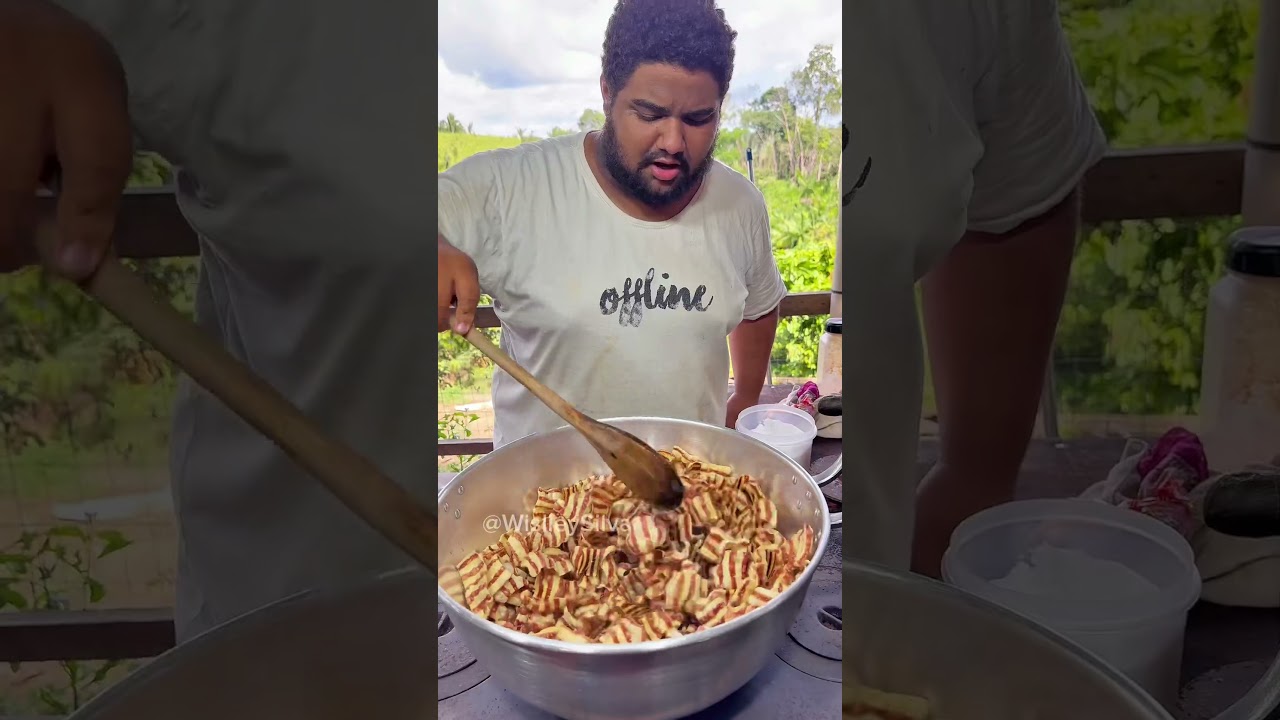 Fazendo uma pururuca, s&oacute; o luxo! #viral #ro&ccedil;a #pururuca #receita #fyp