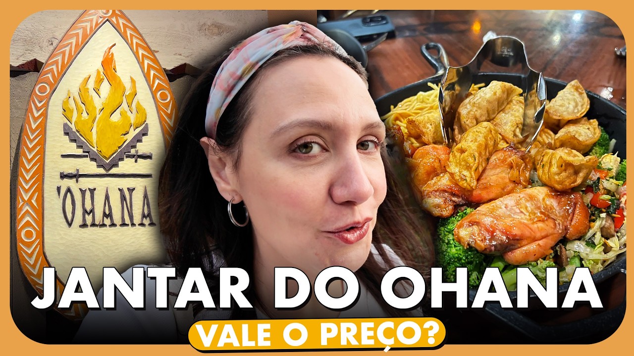 OHANA: JANTAR HAVAIANO COM COMIDA À VONTADE!