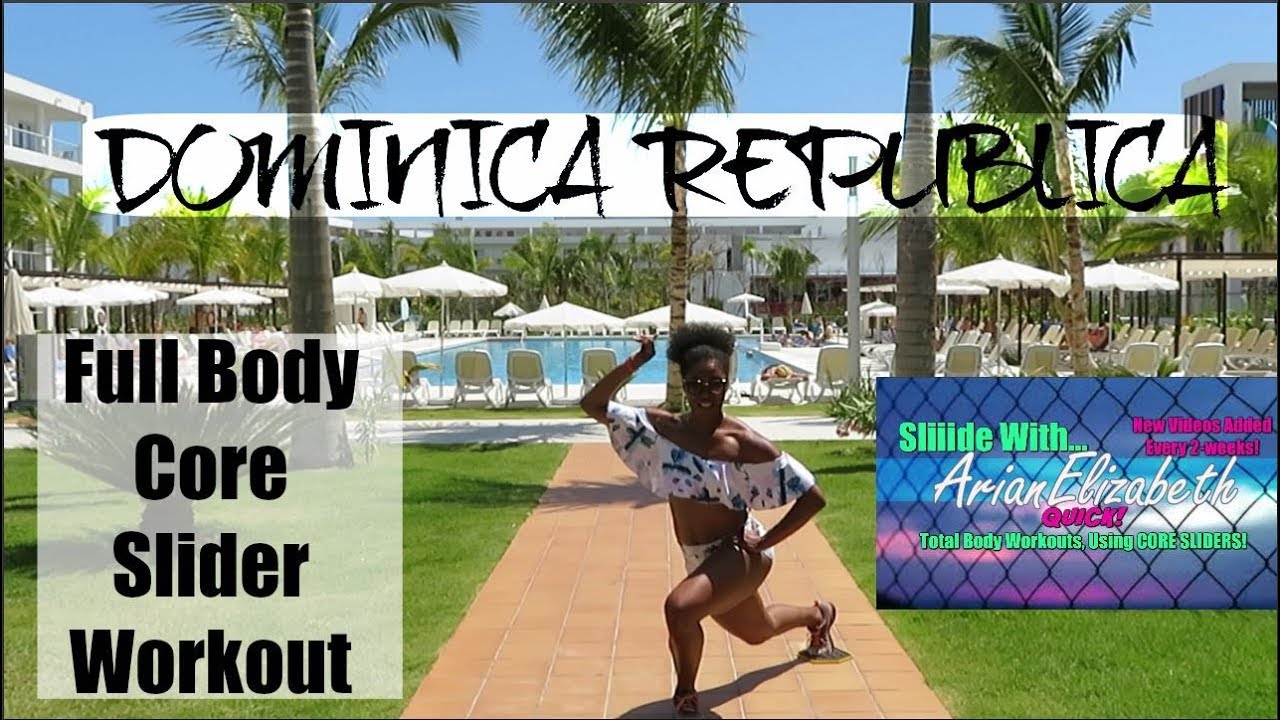Get Toned Legs & Abs Using Core Sliders - Gliding Discs in the Dominican Republic!