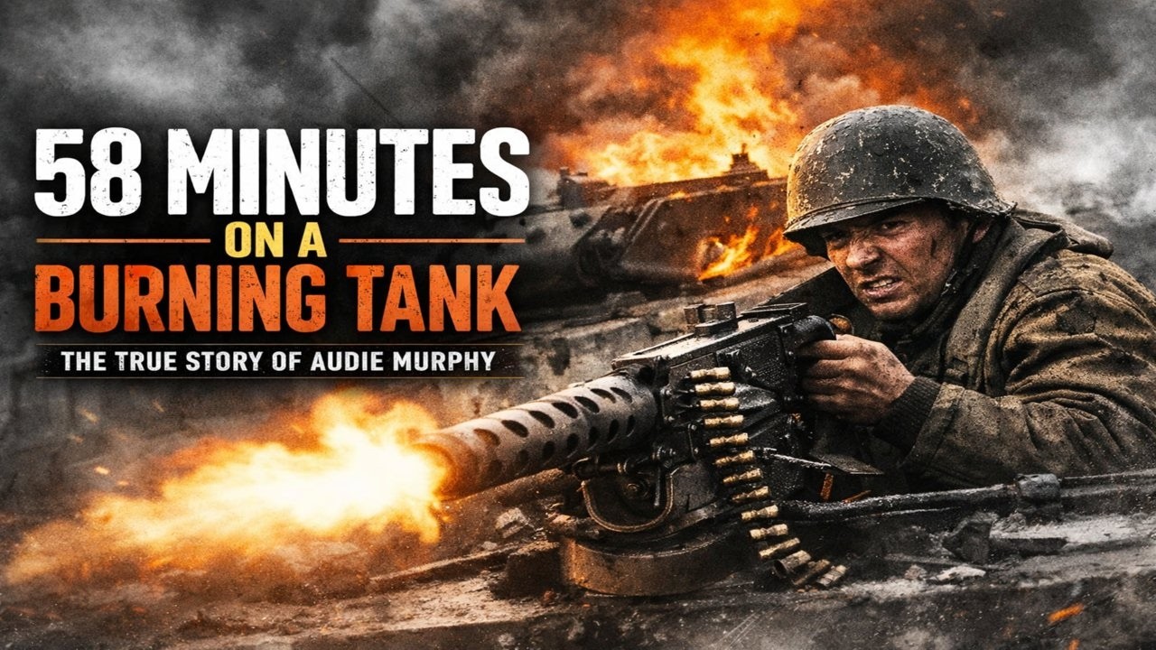 58 Minutes on a Burning Tank — The True Story of Audie Murphy