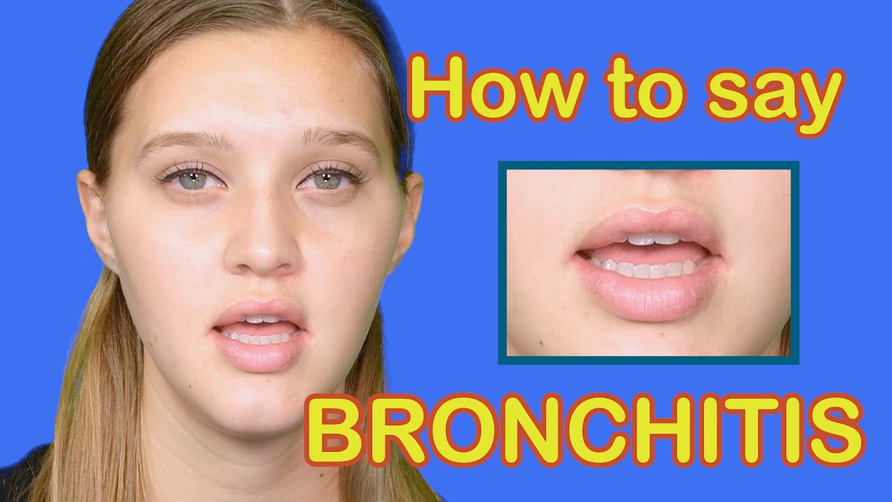 How To Pronounce BRONCHITIS + IPA [American English Pronunciation] ESL