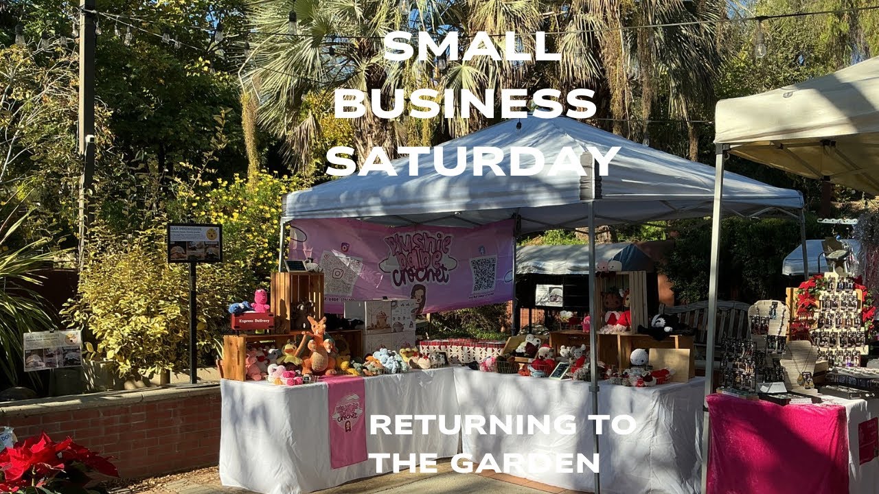 Crochet vendor small business Saturday