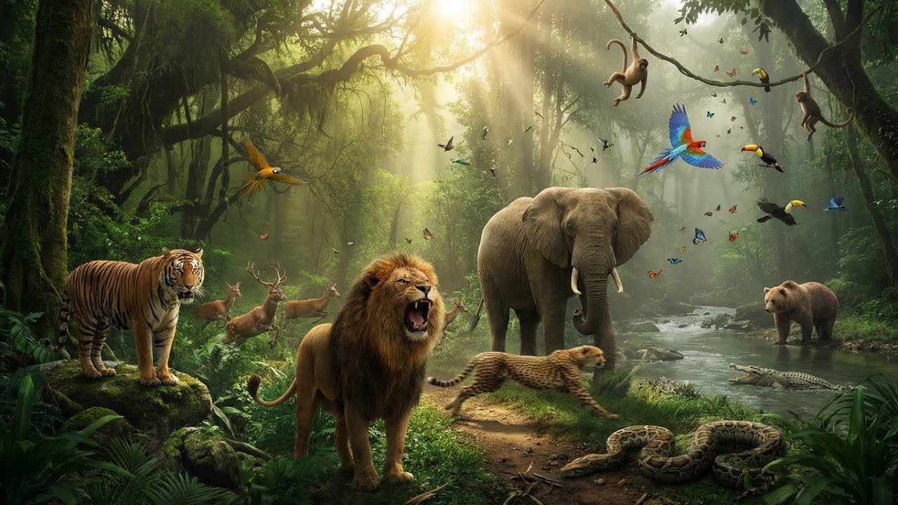 Wild Symphony: The Living Movements of the Jungle