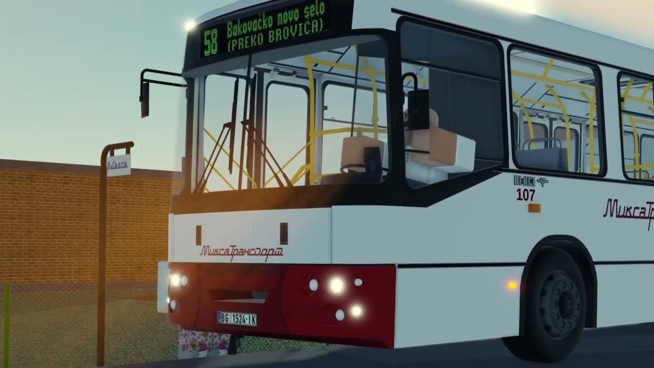 Baba plaća kartu u autobusu