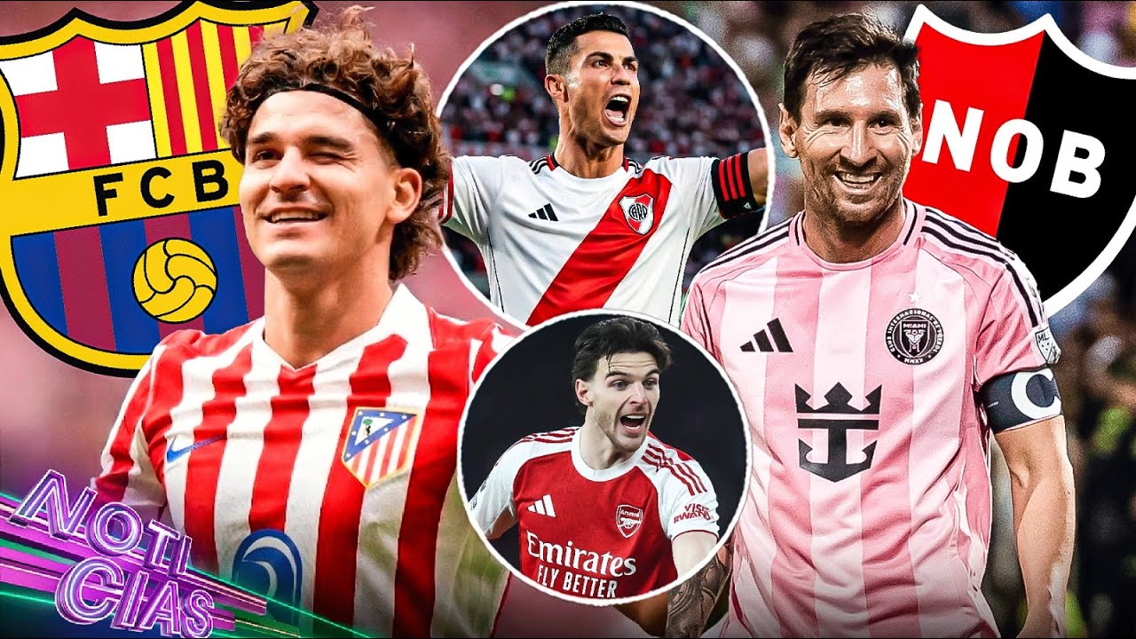 ¿Guiño de Julián al Barça? | ¡Intentarán fichar a Messi! | River sueña con CR7 |  Gunner destrozado