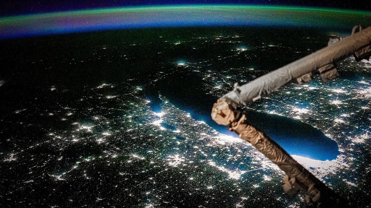 ISS Timelapse - Heading to Chicago at Night (27 Aug 2025)