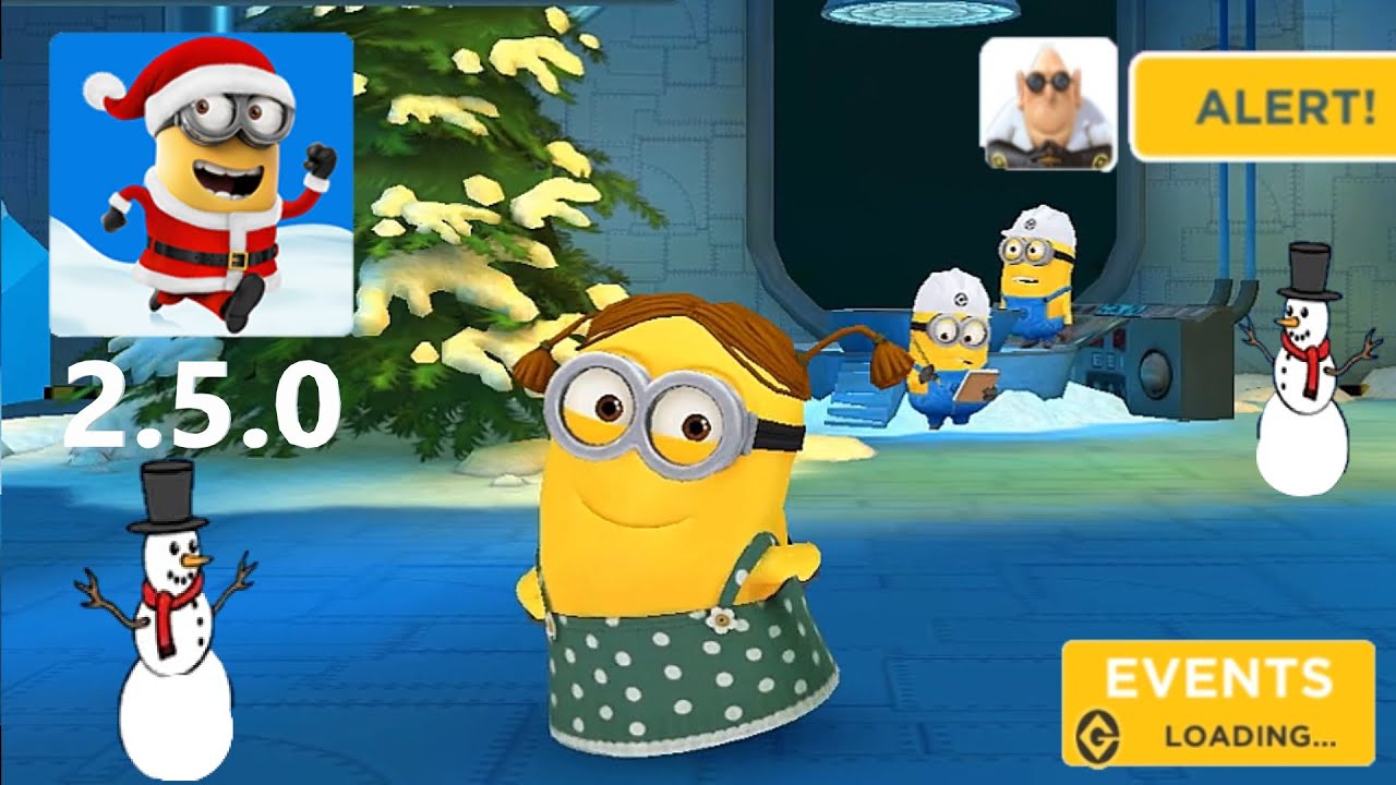 Despicable me minion rush Girl minion Holiday Quest special mission update 2.5.0 gameplay android