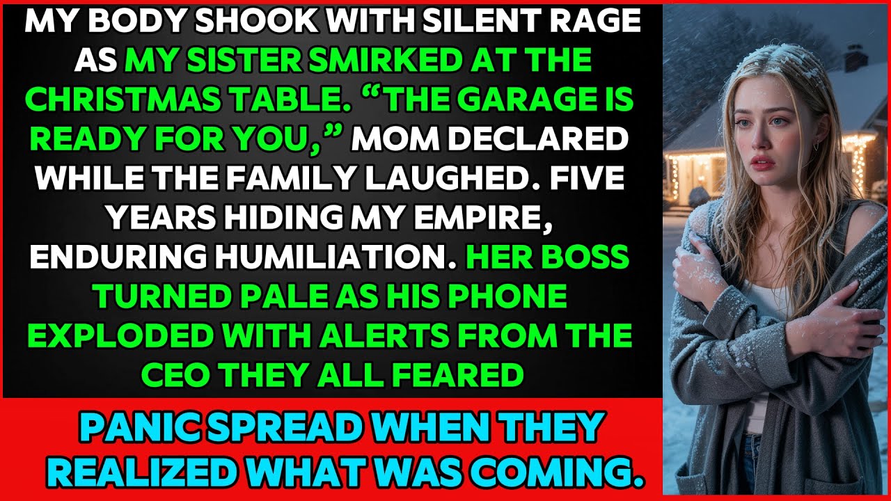 My Family Banished Me To The Freezing Garage On Christmas Eve &mdash;Until They Learned I Secretly Own...