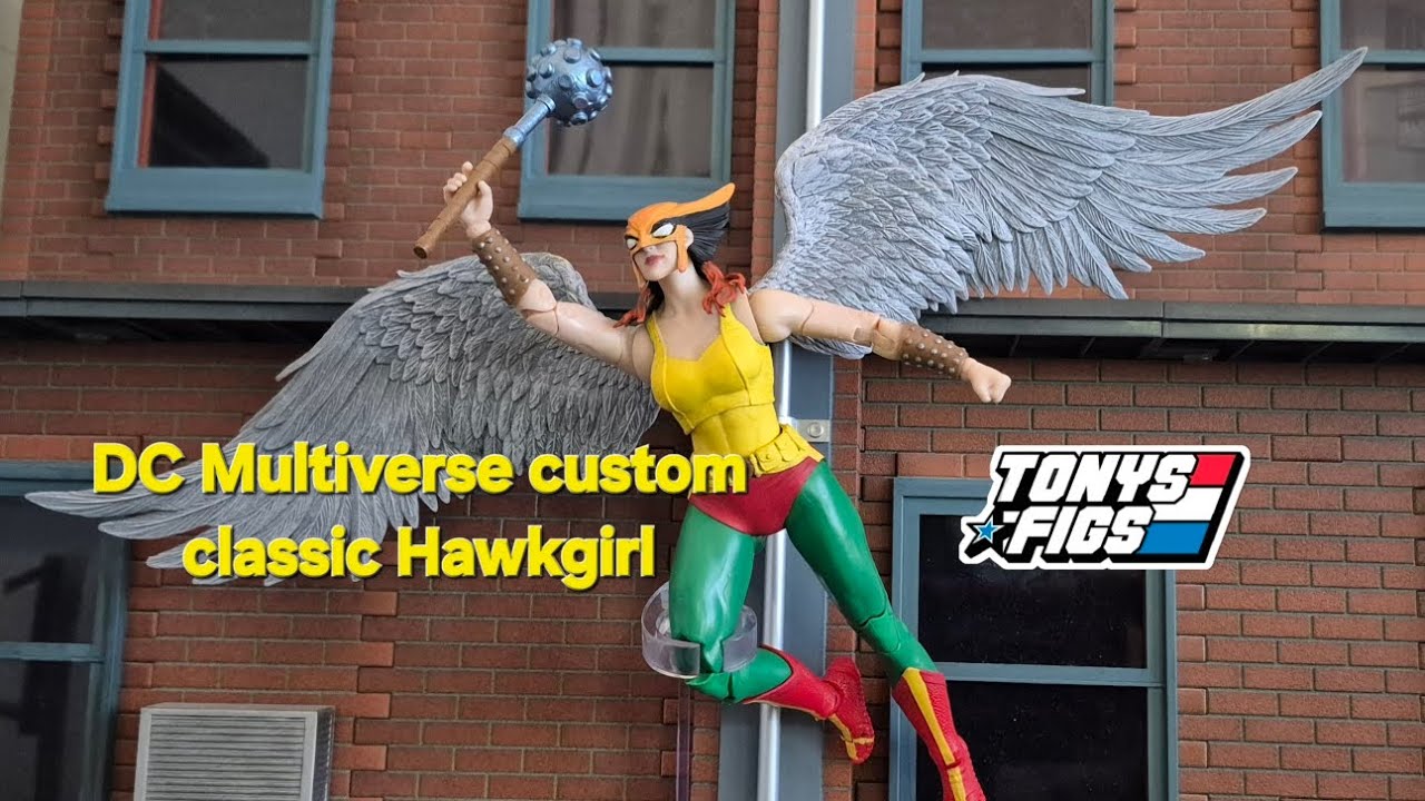 DC Multiverse custom classic Hawkgirl...into Hawkwoman