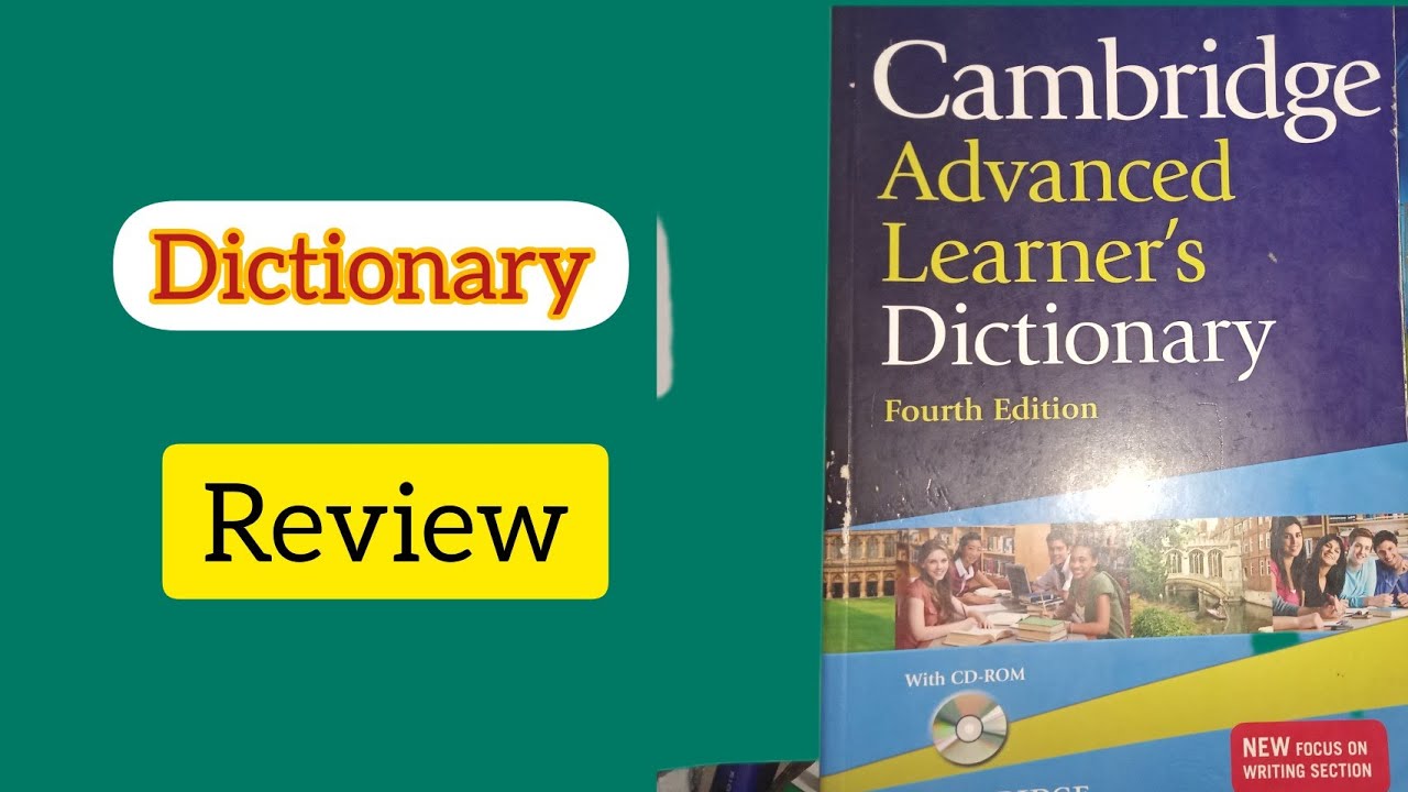 Cambridge English Dictionary | Book Review | Advanced Learner's Dictionary