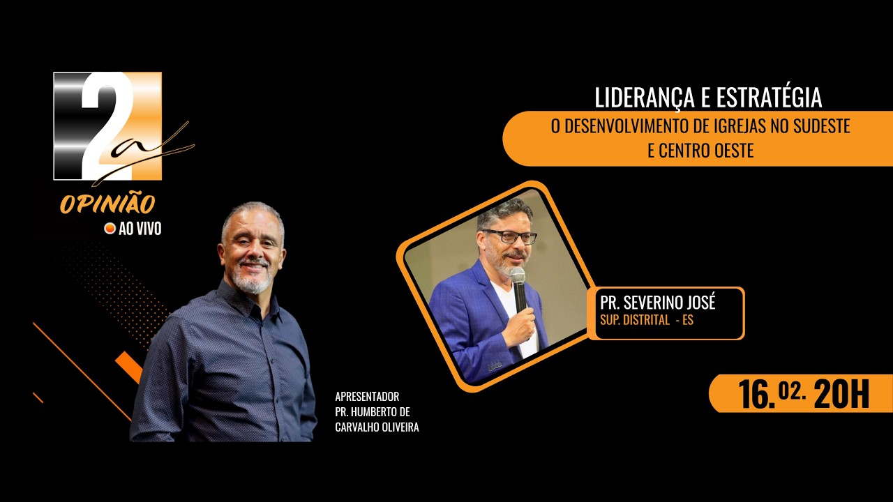 Entrevista com o Pr. Severino José - ES | Segunda Opinião | 16/02/2026