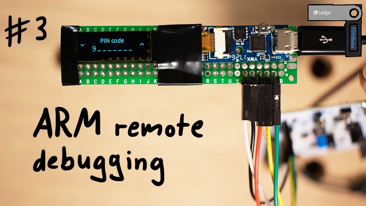 Удалённая отладка ARM-чипа с помощью SWD/JTAG — исследование аппаратного кошелька №3