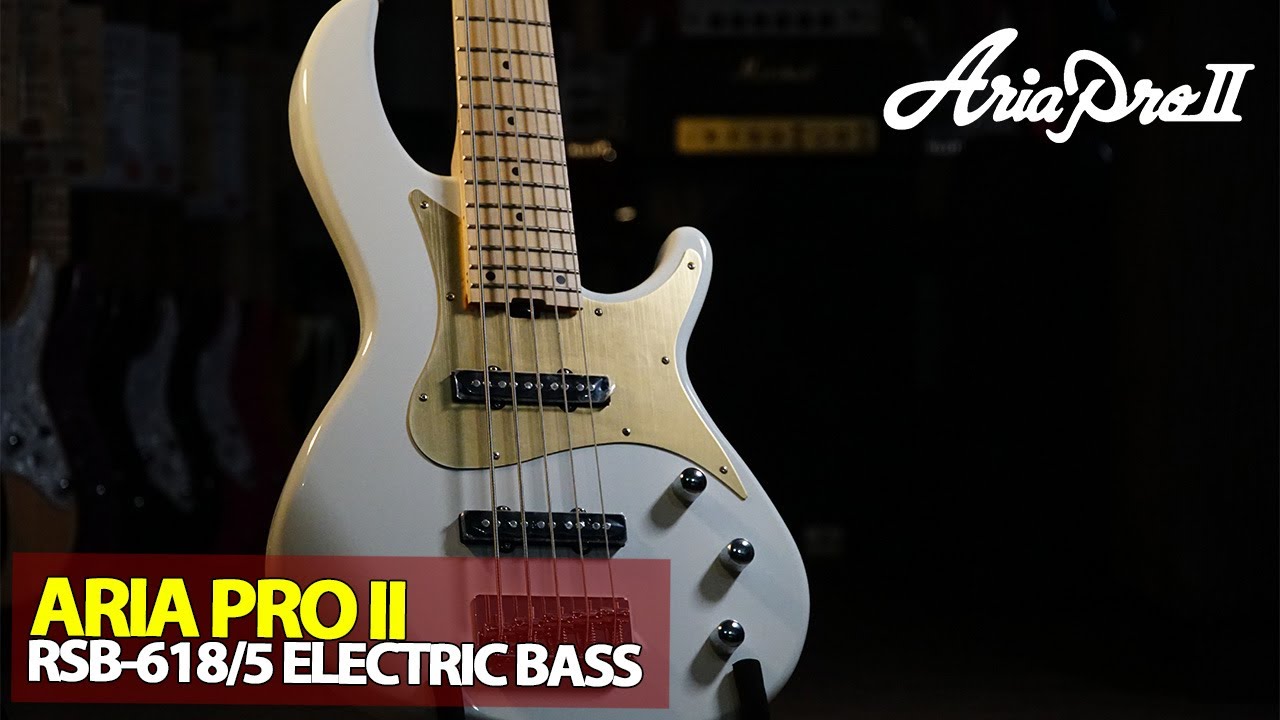 PUNCHY LOWS of the Aria Pro II RSB-618/5 Bass! #AriaPro #AriaisBack #AriaBass