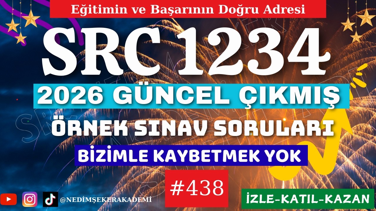 #SRC #YAZILI #SORULARI #SRC1 #SRC2 #SRC3 #SRC4 SINAVI  #SRC2026#438