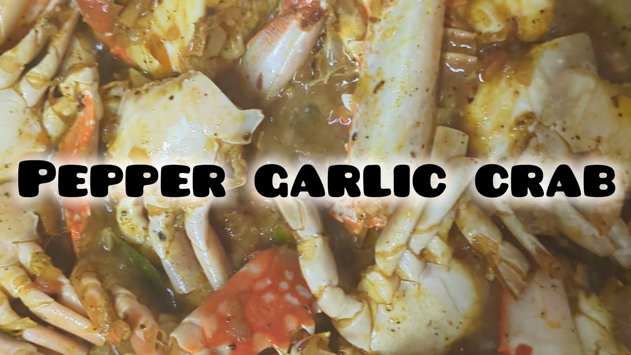 Quick & Easy Delicious Pepper Garlic Crab @Lifeinthegreenzone-777 #asmrcooking #seafood #viral #fyp 