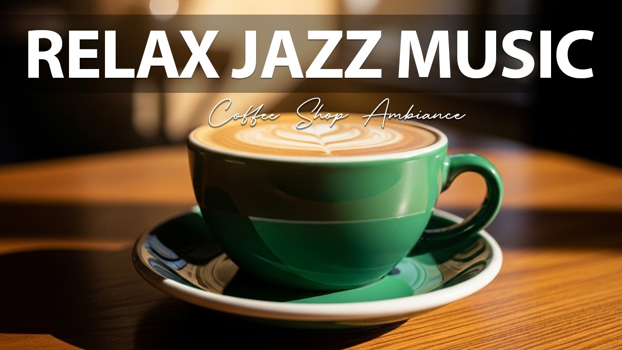 Relax Jazz Music ☕ Coffee Sop Ambiance for Relaxing, Great Moods and Happy Moods