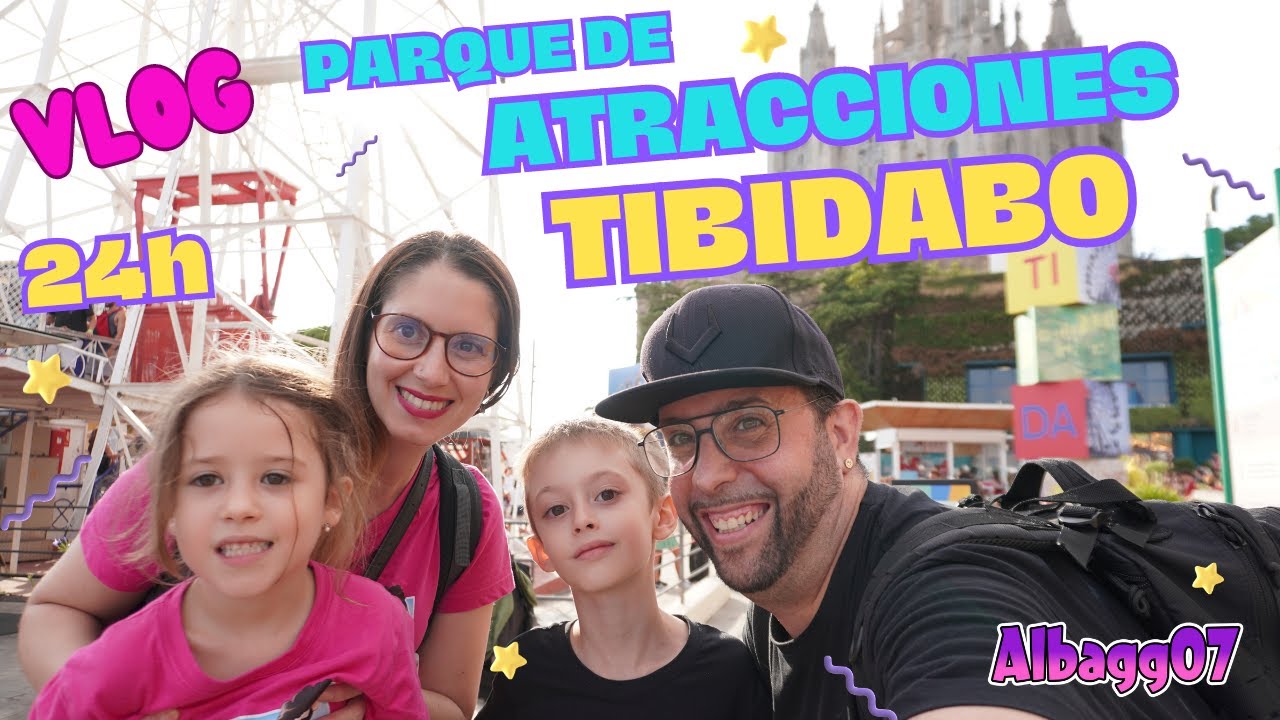 VLOG 24h Parque de Atracciones TIBIDABO 🎢🎡🎠