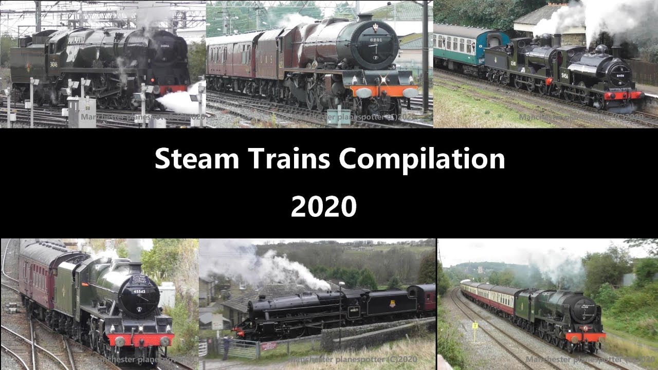 (HD) Steam Train Compilation 2020