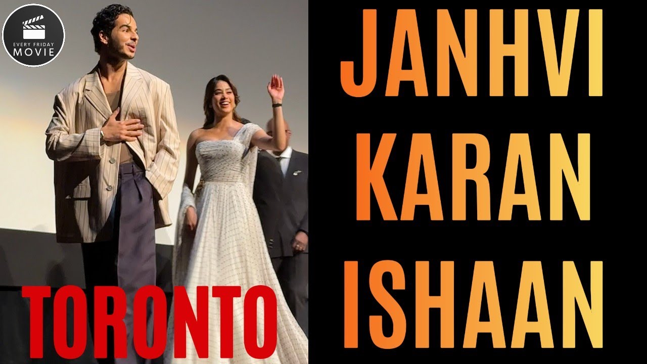 Janhvi Kapoor Karan Johar & Ishaan Khatter at TIFF Toronto | Vishal Jethwa | Homebound