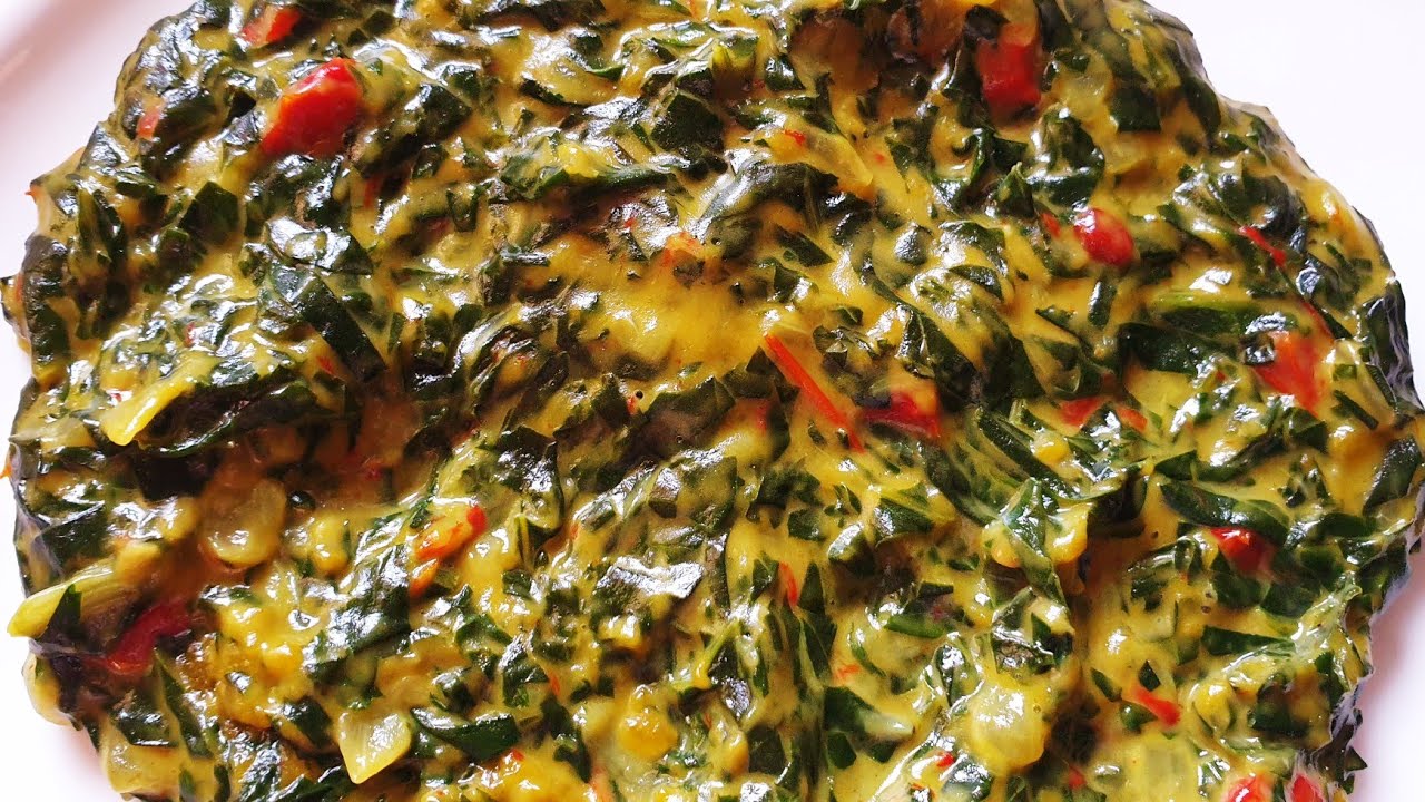 Creamed spinach/Creamy spinach South Africa/How to cook spinach/South African recipes/Cooking veges/
