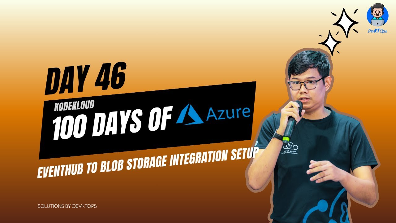 Day46: EventHub to Blob Storage Integration Setup (KodeKloud: Azure)#100daysofAzure