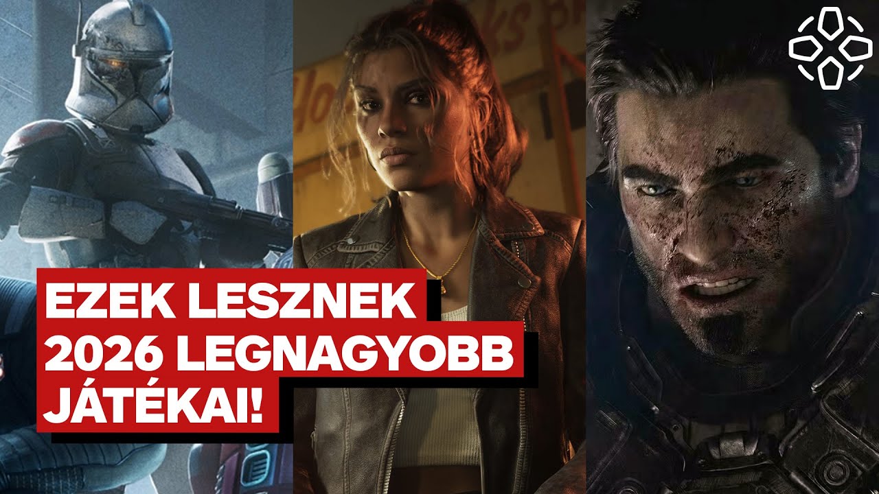 TOPLISTA: Ezek lesznek 2026 legnagyobb játékai!