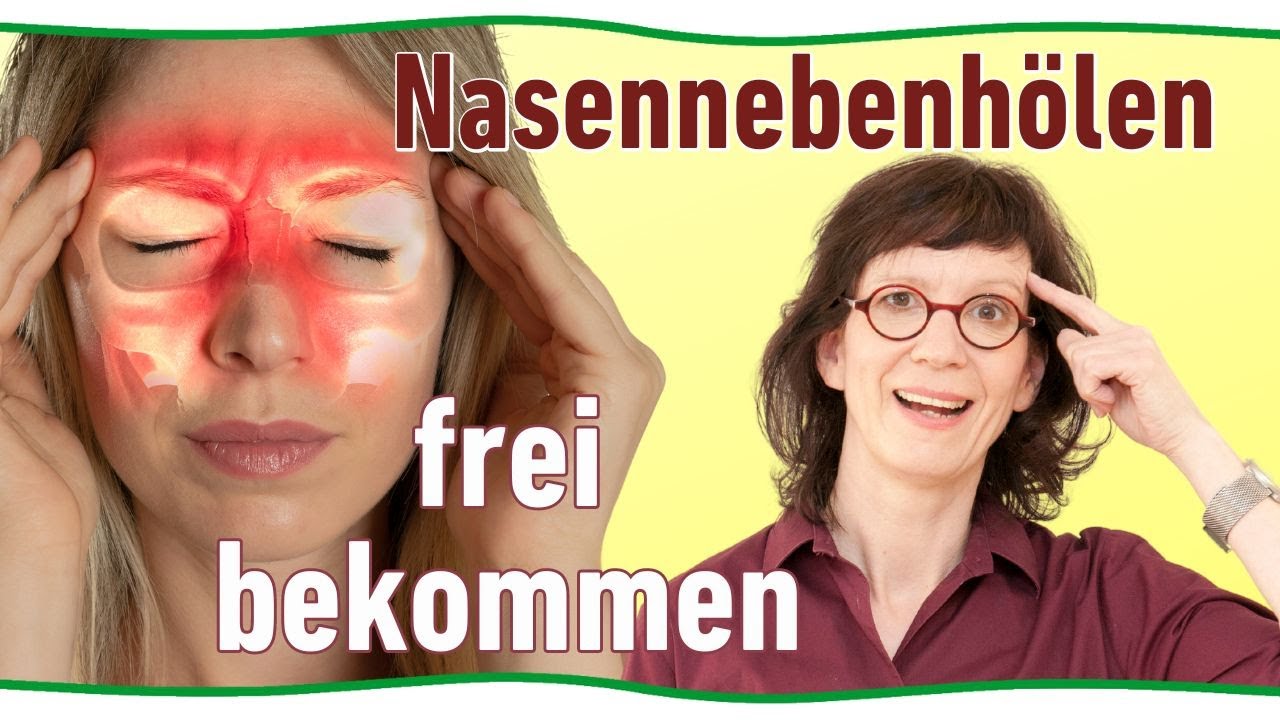 Natürliche Hilfe bei einer Nasennebenhöhlenentzündung