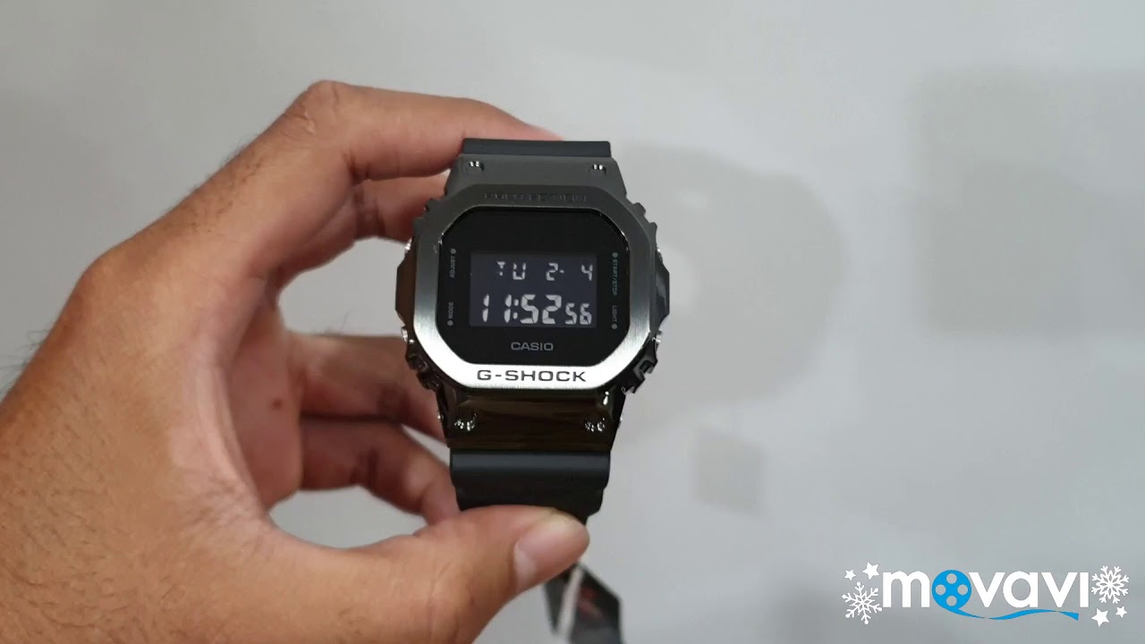 G-Shock Original GM-5600B-1 Metal Bezel 😊